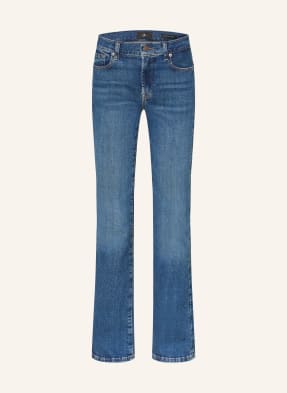 7 For All Mankind Džíny Bootcut Bootcut Moonwater S Krystaly Swarovski 1zm moonwater