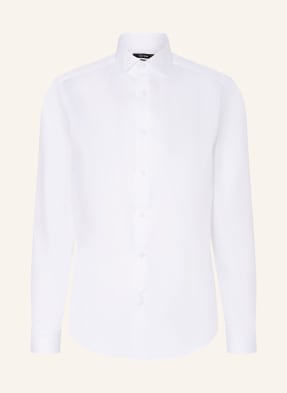 Reiss Saténová Košile Remote Slim Fit bílá