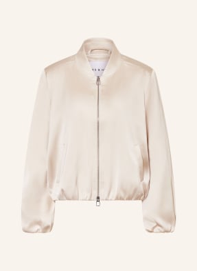 Mrs & Hugs Satinblouson weiss