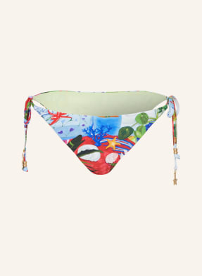 Seafolly Trojúhelníkové Bikiny La Boca červená / tyrkysová / modrá