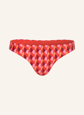 Seafolly Základní Bikiny Sorrento, Oboustranné růžová / tmavě červená / červená