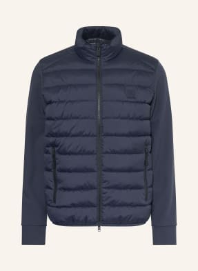 Marc O'polo Steppjacke Im Materialmix blau