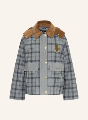 Barbour Bunda Carnforth S Odnímatelnou Kapucí černošedá / hnědá / tmavě modrá
