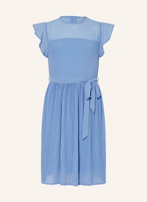 S.Oliver Red Kleid Mit Plissees blau