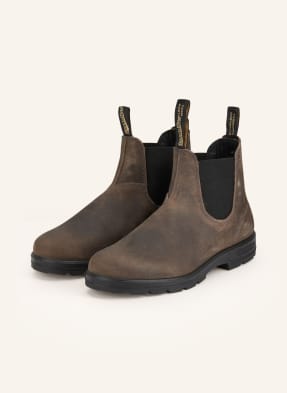 Blundstone Chelsea Boty 2446 Clay tmavě hnědá / černá
