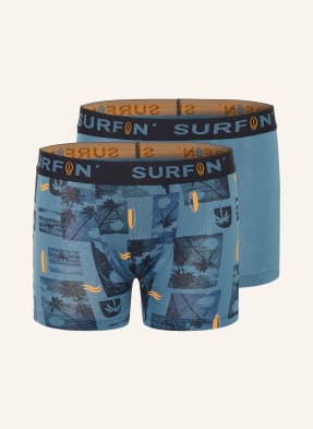 Sanetta 2er-Pack Boxershorts blau
