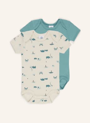 Sanetta 2er-Pack Bodies gruen