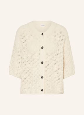 Closed Strickjacke Mit 3/4-Arm weiss
