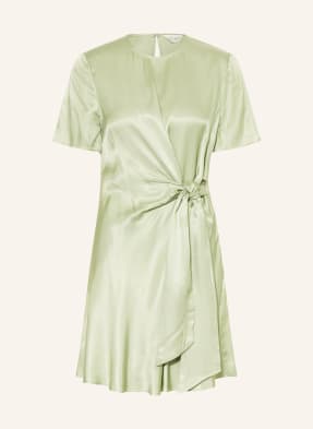 Ted Baker Saténové Šaty Florezi S Překříženým Střihem světle zelená