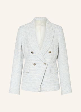 Ted Baker Lněný Blejzr Acadie bílá / modrá
