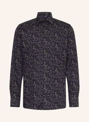Eton Košile Contemporary Fit tmavě modrá / béžová / černošedá