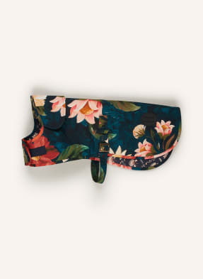 Barbour Psí Kabátek Wild Flower tmavě zelená / růžová / červená
