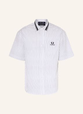 Fred Perry Košile S Krátkým Rukávem Comfort Fit bílá / černá