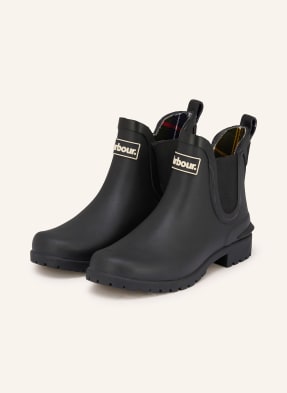 Barbour Gummistiefel Wilton schwarz