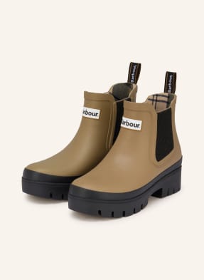 Barbour Gummistiefel Halton braun