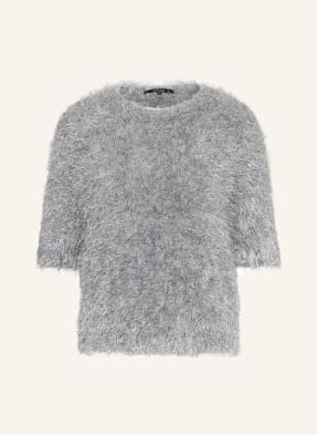 Someday Strickshirt Tooni Mit Glitzergarn silber