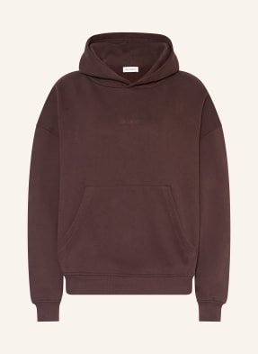 Oh April Oversized Mikina Good Karma Wave tmavě hnědá