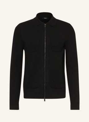 Reiss Strickjacke Roberto schwarz