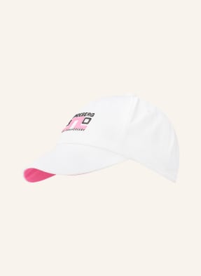 J.Lindeberg Cap bílá / neonově růžová