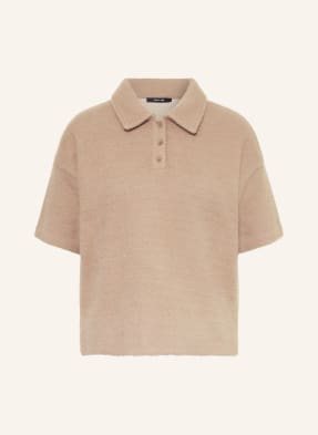 Opus Strick-Poloshirt Geludi beige