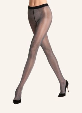 Falke Feinstrumpfhose Glitter Mit Glitzergarn schwarz