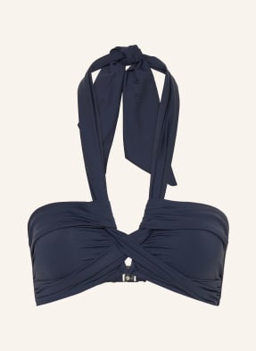 Seafolly Bikinový Top Bandeau Seafolly Collective tmavě modrá
