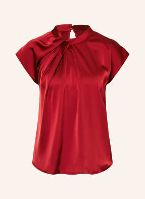 Neo Noir Blusenshirt Fleur Aus Satin rot