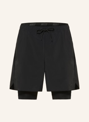 Nike 2-In-1-Trainingsshorts Unlimited schwarz