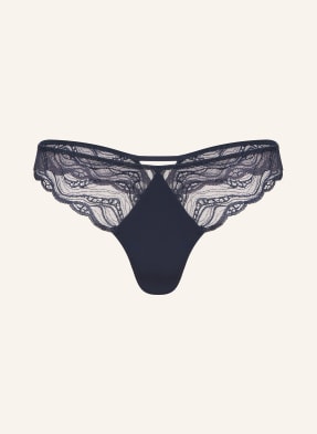 Calvin Klein String Sensual Strech Lace blau