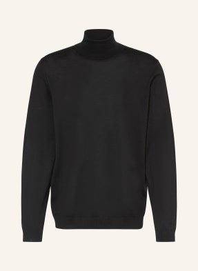 Boss Rollkragenpullover Musso schwarz