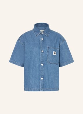 Carhartt Wip Džínová Halenka Lovilia modrá