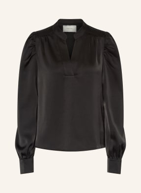 Neo Noir Blusenshirt Rosslyn Aus Satin schwarz