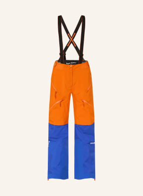 Mammut Hardshellové Lyžařské Kalhoty Eiger Nordwand Pro Hs oranžová / modrá