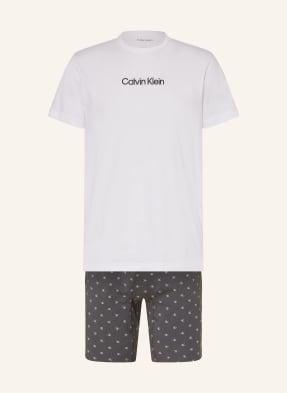 Calvin Klein Shorty-Schlafanzug weiss