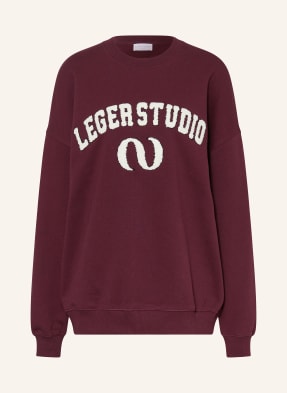 Leger Studio Oversized Mikina Isabelle tmavě červená