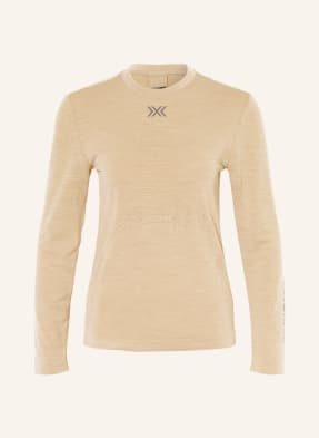 X-Bionic Funkční Tričko Mightywool S Merino Vlnou světle hnědá
