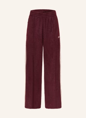 Adidas Originals Tepláky Mohair Fb tmavě červená