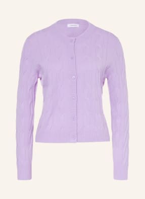 Darling Harbour Strickjacke Aus Cashmere lila
