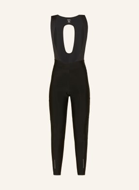 Rapha Cyklistické Kalhoty Core Cargo Winter S Ramínky A Polstrovanou Vložkou černá