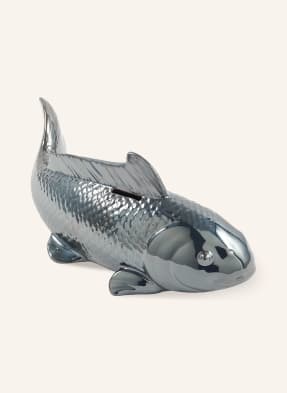 Polspotten Kasička Fish tmavě šedá