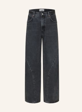 Agolde Džíny Twist Wide Fit tmavě šedá
