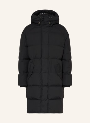 Moose Knuckles Peřový Kabát Everest S Odnímatelnou Kapucí černá