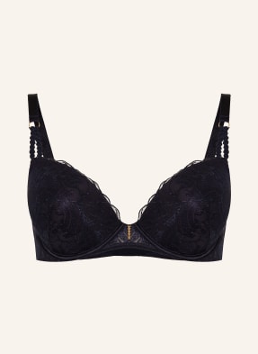 Aubade Podprsenka Push-Up Satin Memories tmavě modrá