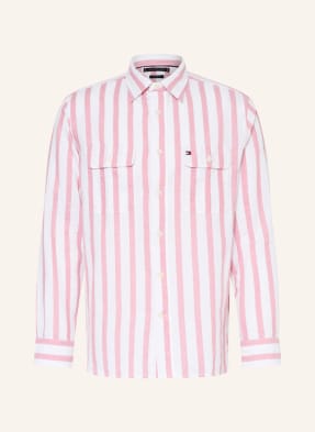 Tommy Hilfiger Košile Comfort Fit bílá / růžová
