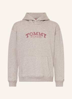 Tommy Hilfiger Mikina S Kapucí šedá