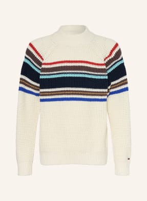 Tommy Hilfiger Svetr režná / hnědá / modrá