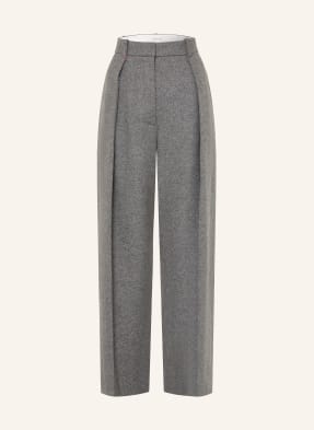Victoria Beckham Kalhoty Marlene šedá