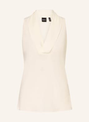 Boss Blusentop Bolaru Aus Seide weiss