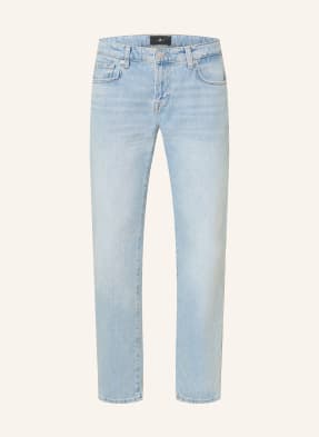 7 For All Mankind Straight Jeans Calie blau