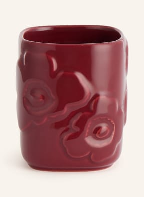 Marimekko Pohárek Na Zubní Kartáčky Unikko tmavě červená